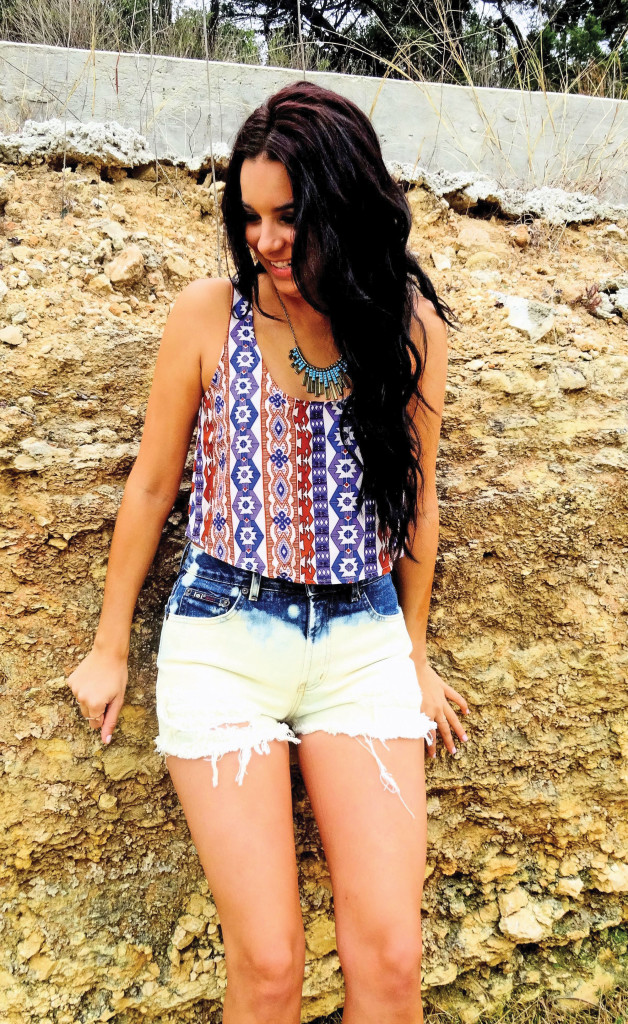 A crop top from the Mamie Ruth brand