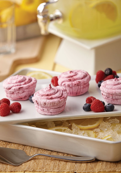 Mixed Berry and Lemon Mini Icebox Cakes
