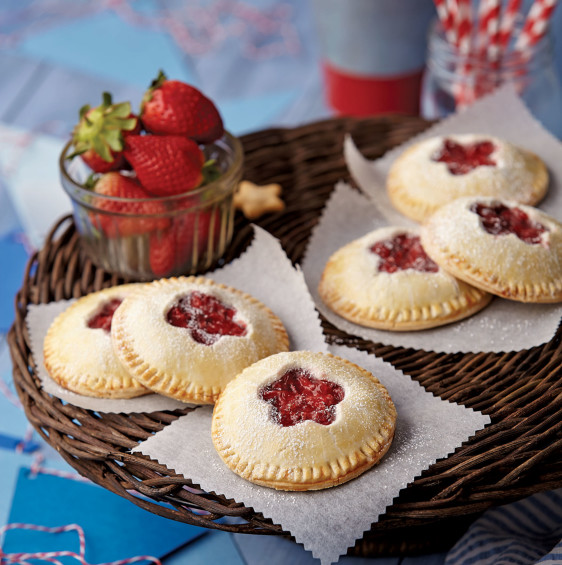 Quick Pickled Strawberry Hand Pies
