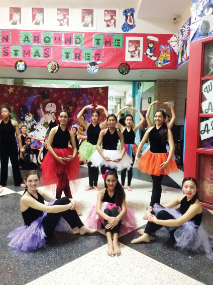 The 7th Period Dance Team was ‘Rockin Around the Christmas Tree.
