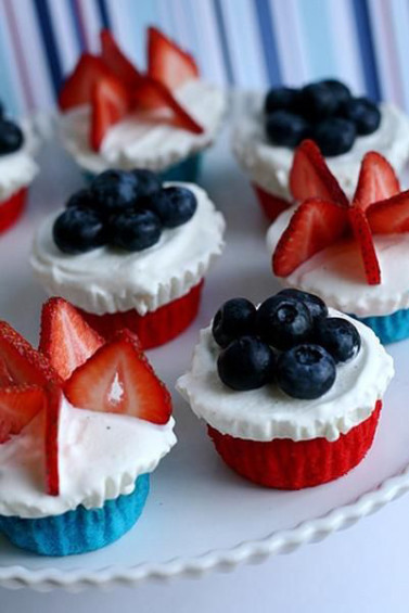 4th July Cupcakes