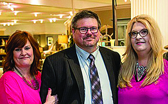 (L-R): Plantation Furrniture owners (l-r) Barbara Burt, Daniel Brogdon and Brenda Burt.