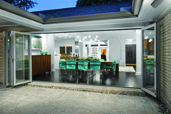 A La Cantina door unit brings the outdoors in… and the other way around.