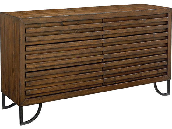 The Magnolia Home Stacked Slat Dresser.